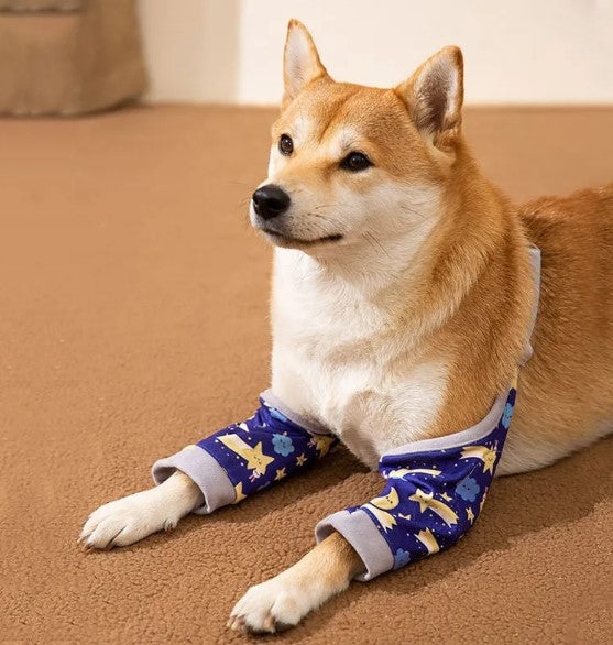 Dog Knee & Elbow Protector Pad — Joint Support Wrap for Medium & Large Dogs