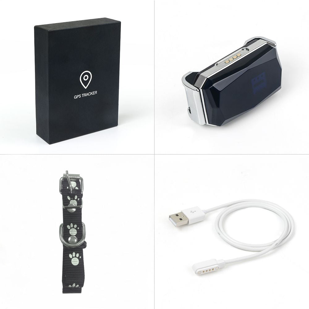 GPS Pet Tracker Collar — Real-Time Location via App